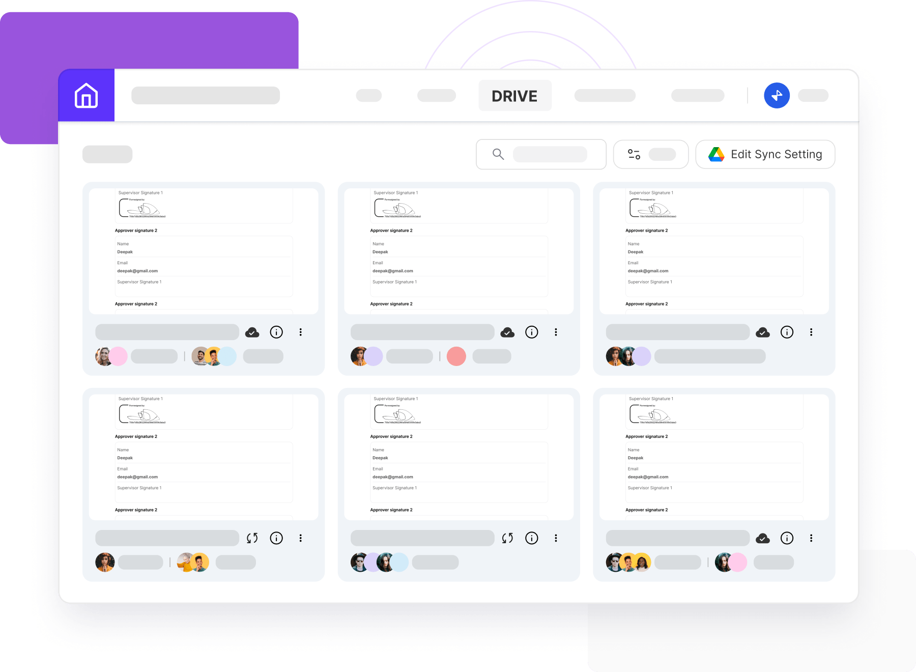 Centralized document storage